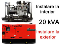 generator curent 20 kva